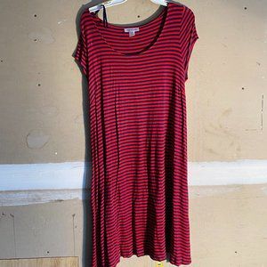 Motherhood Maternity striped dress Size L